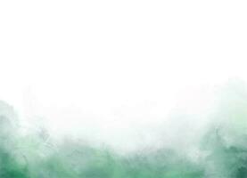 Artistic, abstract green, dark mystical watercolor background with splashes with mist fog effect vector