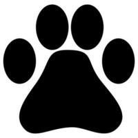 Paws walking animal dog cat vector