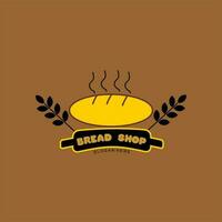Bakery logo with fresh bread, perfect for bakery, bakery factory and so on. Vector illustration