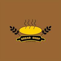 Bakery logo with fresh bread, perfect for bakery, bakery factory and so on. Vector illustration