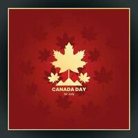 Happy Canada Day Vector Pattern Illustration