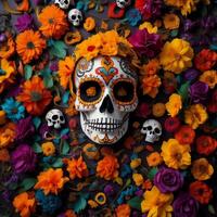 Day of the Dead, Dia de los Muertos, Mexican holiday. photo
