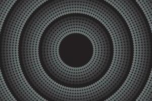 Circular Black Halftone vector abstract background