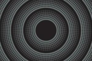 Circular Black Halftone vector abstract background