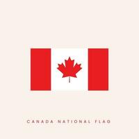 bandera nacional canadá vector