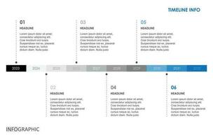 timeline. business infographic template Modern 10 step timeline diagram, presentation infographic vector. vector