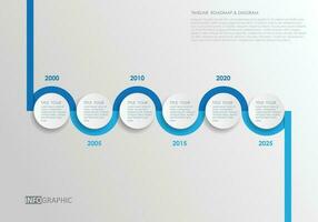 timeline roadmap project diagram Infographic template for business. 6 step modern Timeline diagram with presentation vector timeline roadmap infographic.