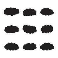 clima icono, nubes vector manojo, cielo nubes clipart, negro y blanco nubes eps, dibujos animados nubes manojo, línea Arte caramelo nubes gráficos vector, contorno lluvia nubes vector silueta