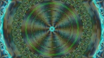 verde color resplandor aura geometría circular caleidoscopio hipnótico antecedentes video