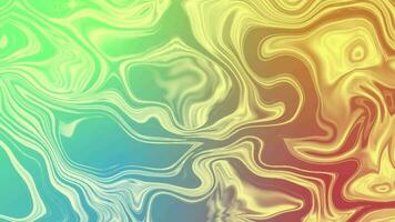 Green and red gradient color of wavy pattern video