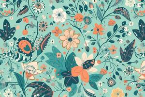 Seamless pattern design, photo