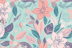 Seamless pattern design, photo