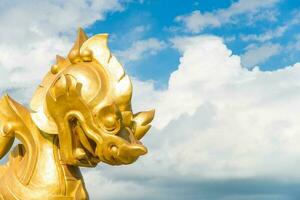 Singha statue at Singha park in Chiang Rai province of Thailand. photo