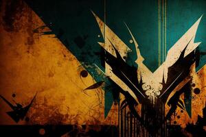 A vintage design with cracks and grunge for an abstract background, photo