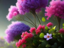 Colorful flower background photo
