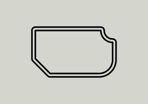 resumen negro sencillo línea rectangular marco garabatear contorno elemento vector diseño estilo bosquejo aislado ilustración para Boda y bandera