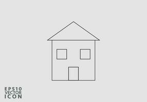 House Line icon for business website,apps, and many more vector