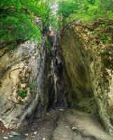 karadakh garganta - un único naturaleza reservar. garganta en montañas paisaje naturaleza en daguestán foto