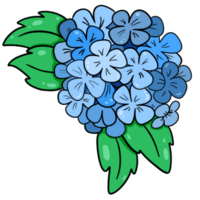 tekenfilm hortensia bule bloem clip art png