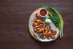 Kerala Chicken Pakoda. Yummy pakoras prepared in South Indian style. Indian food photo