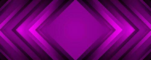 3D purple techno abstract background overlap layer on dark space with glowing rhombus effect decoration. Modern graphic design element motion style concept for banner, flyer, card, or brochure cover vector
