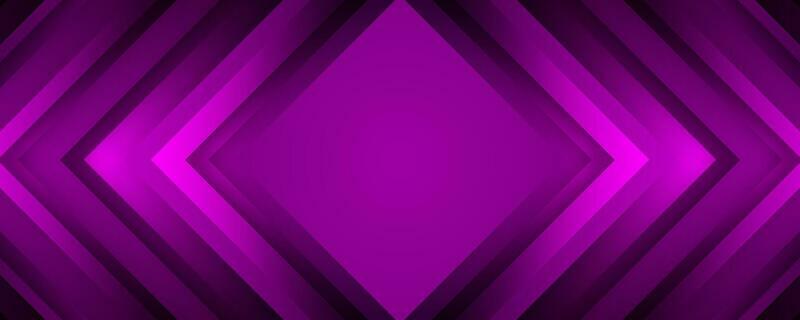 3D purple techno abstract background overlap layer on dark space with glowing rhombus effect decoration. Modern graphic design element motion style concept for banner, flyer, card, or brochure cover
