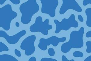 Abstract seamless pattern with blob shapes or leopard spots. Camouflage background. vector
