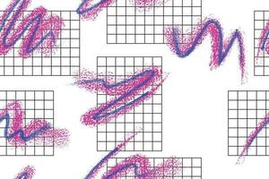 prima vector de vistoso memphis estilo nostálgico antecedentes o retro Años 80 90s sin costura modelo