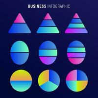 Vector infographic flat template round color for four label, diagram, graph, presentation. Business concept with chart options. For content, flowchart, steps, timeline, workflow, marketing. EPS10