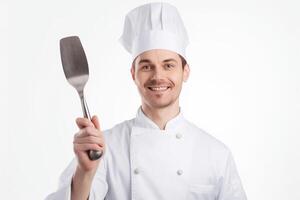 Portrait of cooks smiling confident ai generate photo