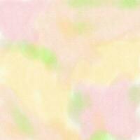 Light pink yellow green pastel watercolor background photo