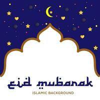 Eid ul Adha background vector creative beautiful design. Free vector illustration Eid ul Adha background.