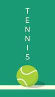 Tennis poster design. wallpaper. free space for text. copy space. blank. vector