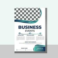 Business Flyer Layout with Gradients .Corporate Business Flyer.Creative Flyer vector