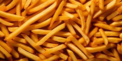 The French fries background with . photo