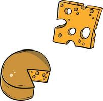 cheese vector graphic template