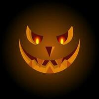 Monster light bubble. Halloween character illustration vector