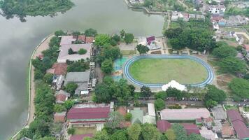 aerial view of a green open spaced video