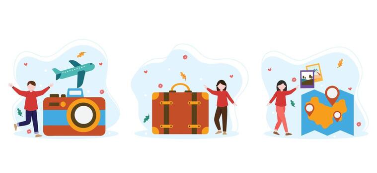 fin de semana actividad haz plano diseño vector