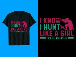 hunting retro vintage t shirt design, hunt t-shirt designs, Typography, Vintage T-Shirt vector