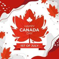 Canadá día celebracion ilustración vector