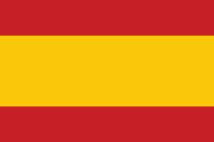 bandera de España. Español bandera vector