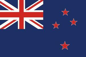 Flag of New Zealand. New Zealand flag vector