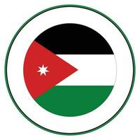 Jordan flag. Flag of Jordan vector