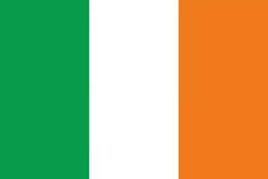 bandera de Irlanda. Irlanda bandera vector