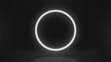 vj abstrait blanc cercle néon laser lumière video