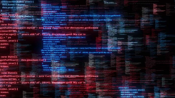 Hacker Code Running Stock Video Footage for Free Download