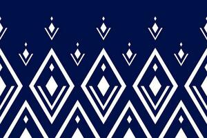 Geometric ethnic seamless pattern traditional. Fabric tribal pattern art. Aztec ethnic ornament print. Mexican style. vector