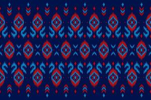 Carpet ethnic tribal pattern art. Ethnic ikat seamless pattern. American, Mexican style. vector