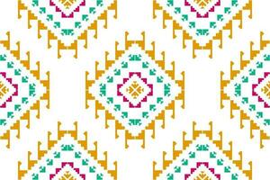 Geometric ethnic seamless pattern traditional. Aztec ethnic ornament print. Tribal pattern style. vector